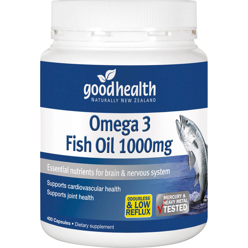 Good Health Good Health Omega 3 Fish Oil 1000mg Capsules 400s 11038144