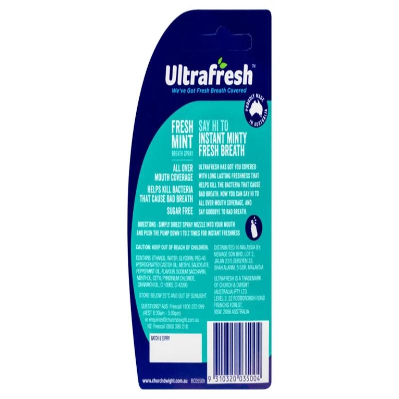 CHURCHDWIGHT Ultimate Fresh Breathspray Fresh 12ml