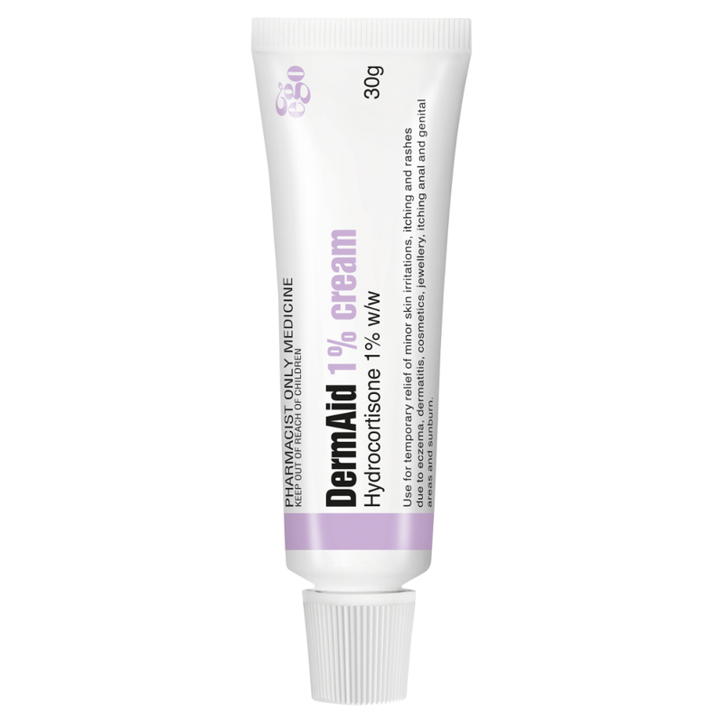 DermAid 1% Cream 30g (Pharmacist Only Medicine)