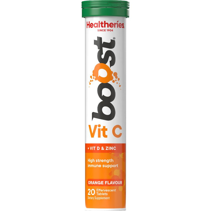 Healtheries Boost Effervescent Vit C Orange 20s