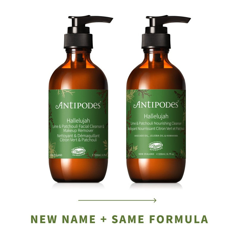 Antipodes Hallelujah Lime & Patchouli Cleanser 200ml