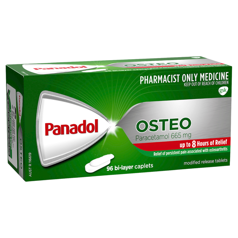 Panadol Osteo Caplets 96s (Pharmacist Only Medicine)