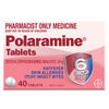 Polaramine Tablets 2mg 40s (PHARMACIST ONLY MEDICINE)