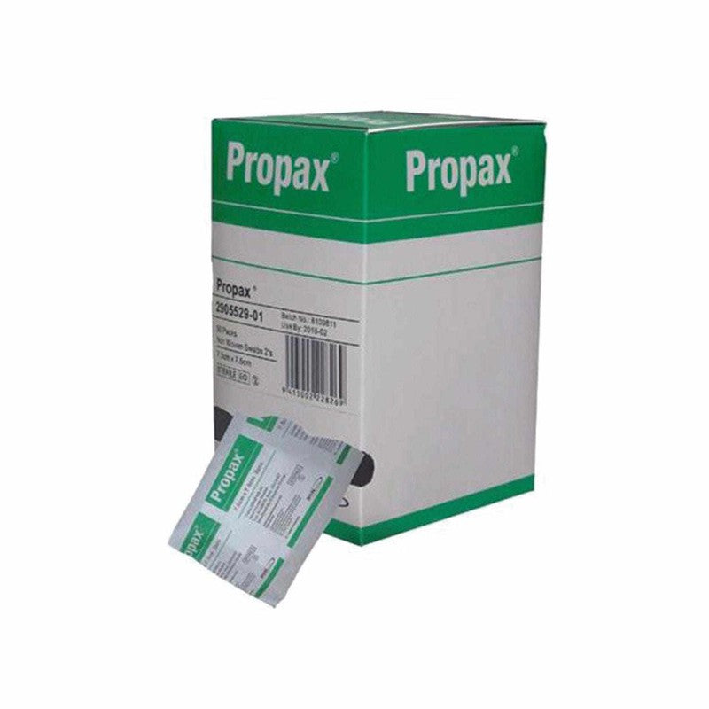 Propax Nonwoven Swabs 2 7.5 x 7.5cm 50pk – Life Pharmacy