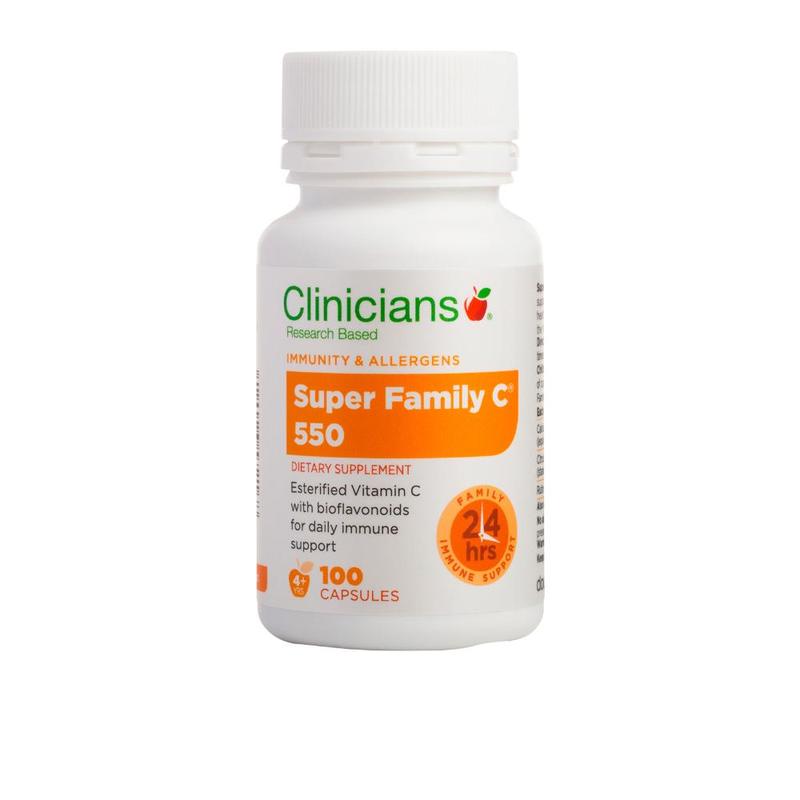 Clinicians Super Family C 550 Capsules 100s