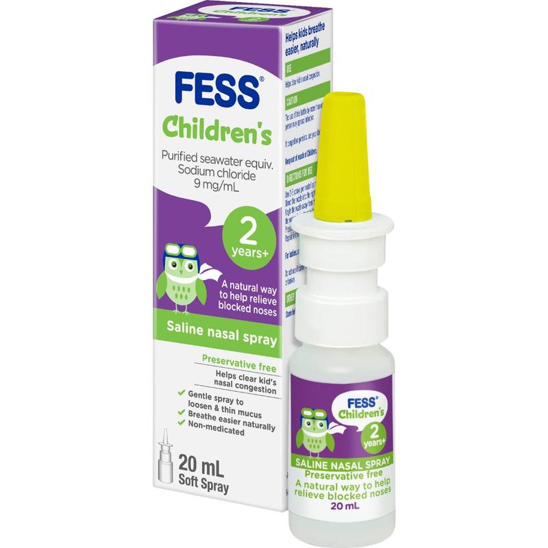 Fess Childrens Nasal Spray 20ml – Life Pharmacy