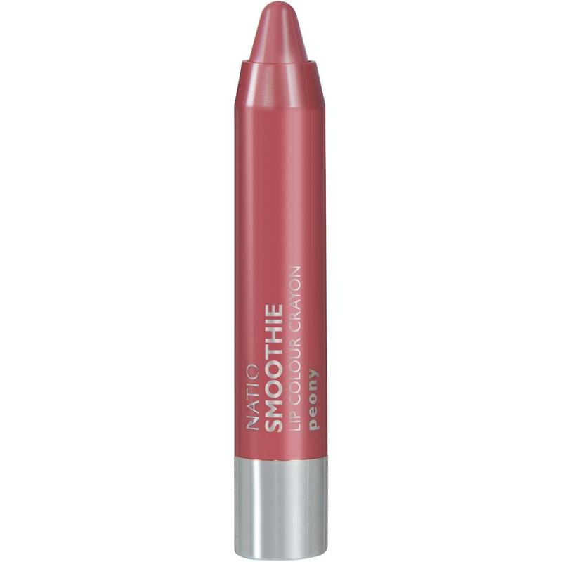 Natio Smoothie Lip Colour Crayon Peony