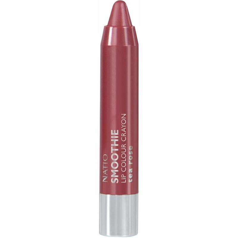 Natio Smoothie Lip Colour Crayon Tea Rose