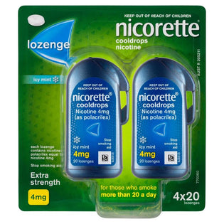 Nicorette Nicorette Cool Drops Icy Mint 4mg 80s 11169647