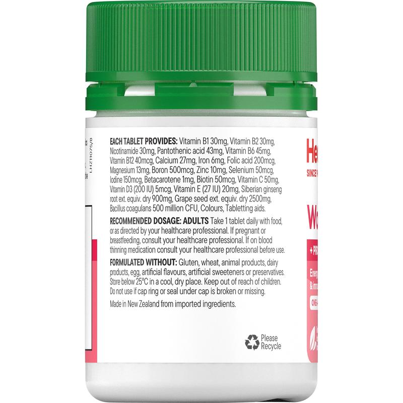 Healtheries Women's Multi + Probiotics One-A-Day Tabs 60s