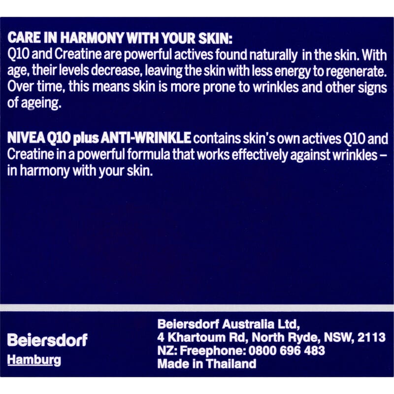Nivea Nivea Q10+ A-W Night Cr 50ml 11218456