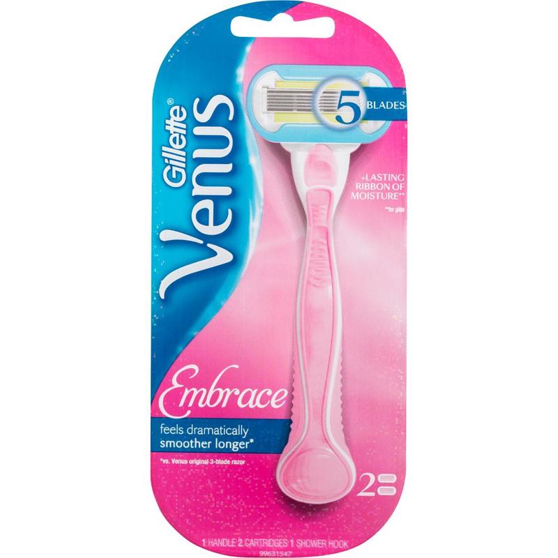 Gillette Venus Embrace Razor+2 Pink – Life Pharmacy