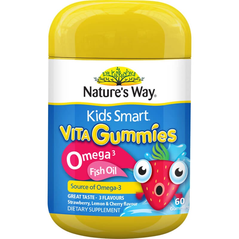 Natures Way Natures Way Kids Smart Vita Gummies Omega Fish 60s 11282791