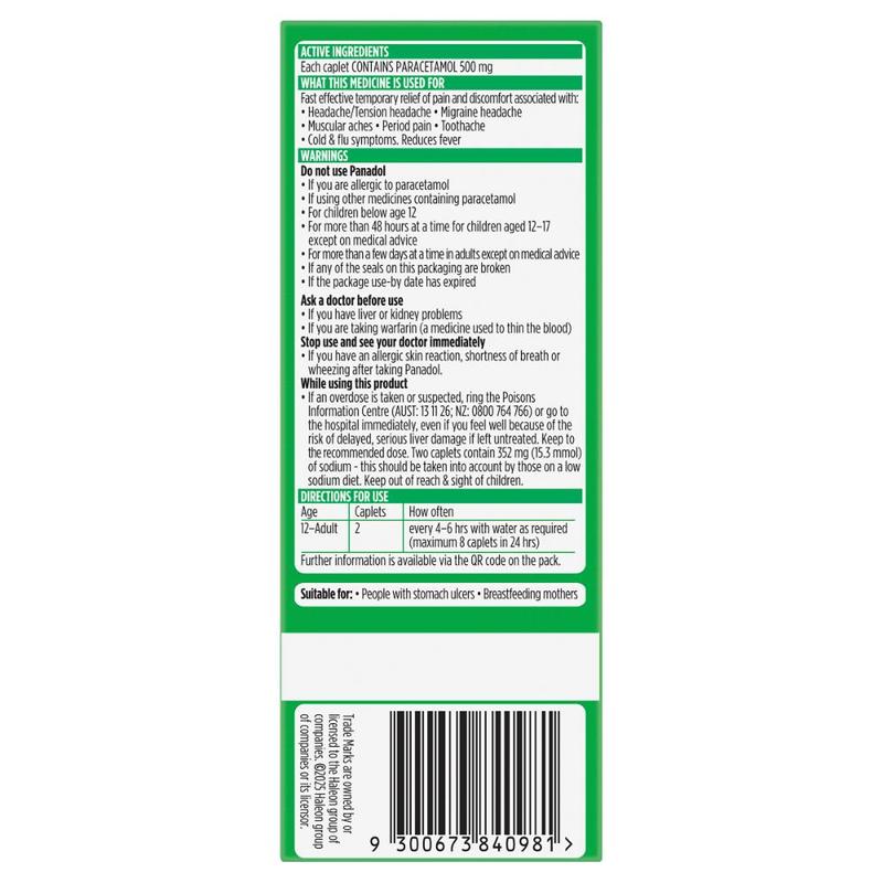 Panadol Rapid Caplet 80s