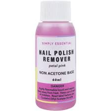 Nail Polish Remover Non-Acetone Base Pink 60ml