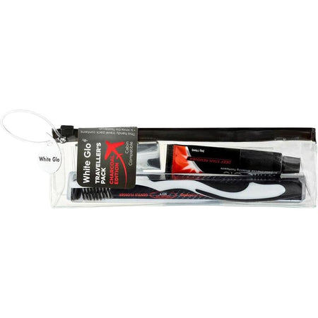 White Glo White Glo Charcoal Travel Kit +T/B 1pk 20003200