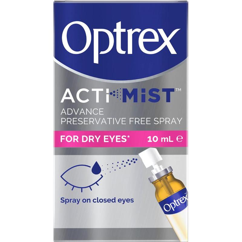 Optrex Advance ActiMist Preservative Free Eye Spray 10ml – Life Pharmacy