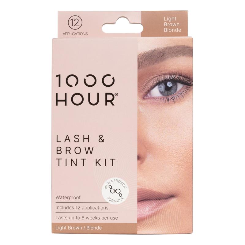1000 Hour Lash & Brow Dye Plant Based Kit Light Brown/Blonde