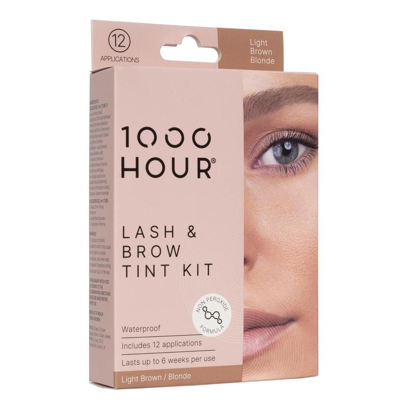 1000 Hour Lash & Brow Dye Plant Based Kit Light Brown/Blonde