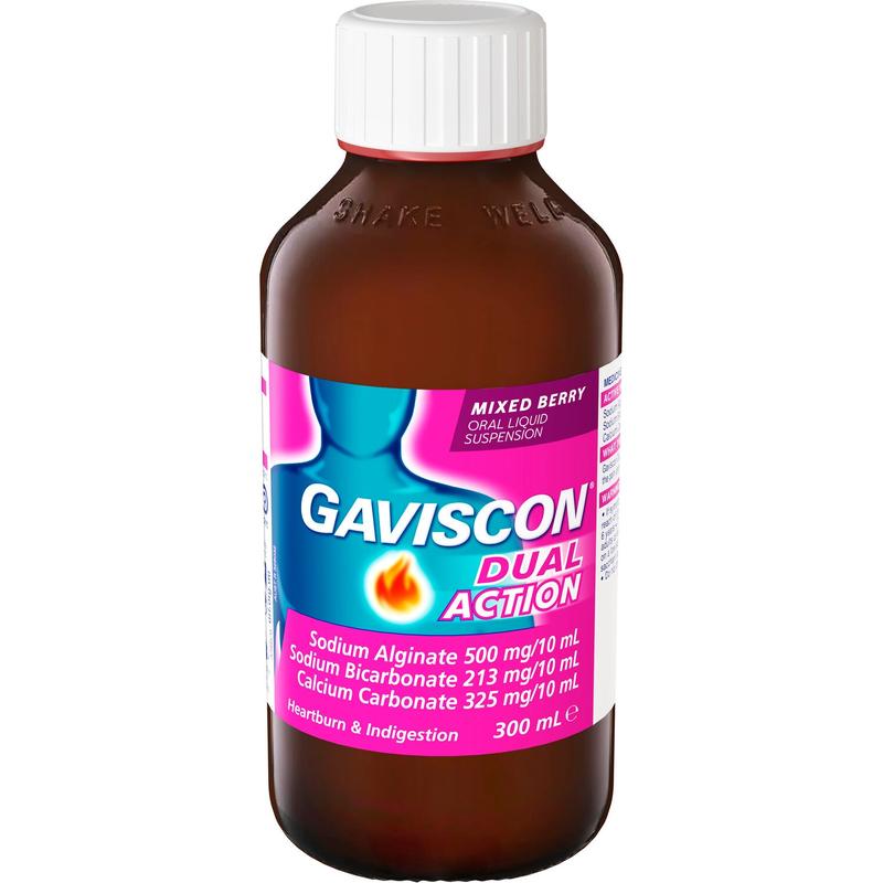 Gaviscon Dual Action Mixed Berry Liquid 300ml