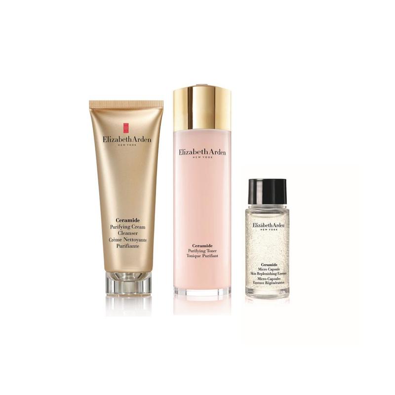 Elizabeth Arden Ceramide Cleanse Tone Prep Set 3pcs