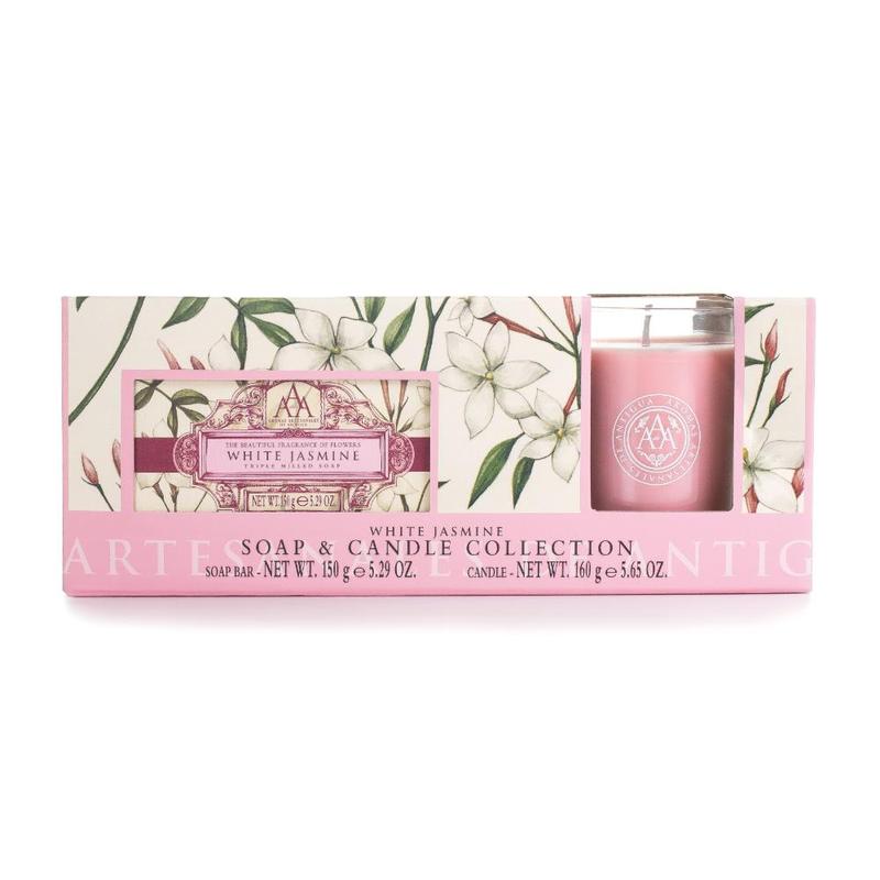 AAA Soap &Candle Set Jasmine White