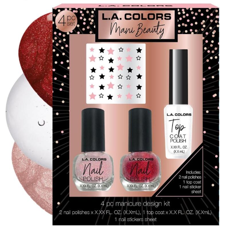 LA Colors Col.St/St Manicure Beauty Gift Set X21