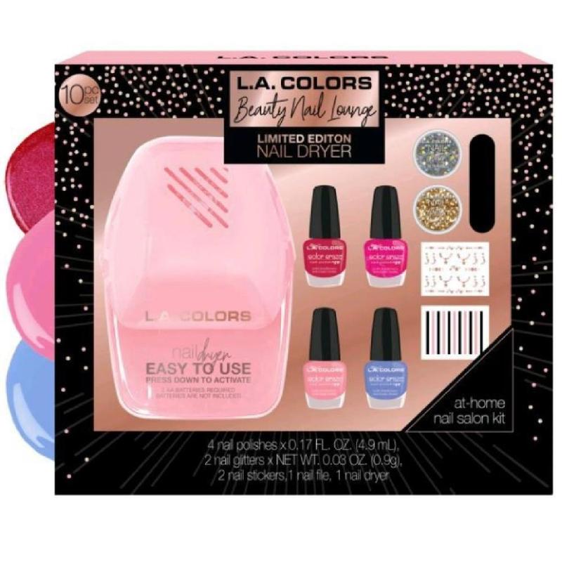 LA Colors S/St. B/Nail Lounge Set 10pcs