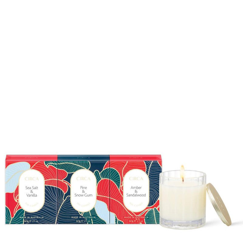 Circa Soy Candle Trio Gift Set 3x60g