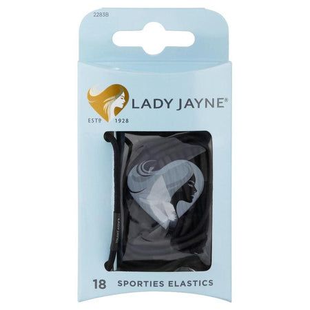 Lady Jayne Elastic Thin Sportiest N/Slip 2mm Black 18pk