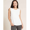Boody Boody Active Womens Muscle Tank Top  S White 20019578