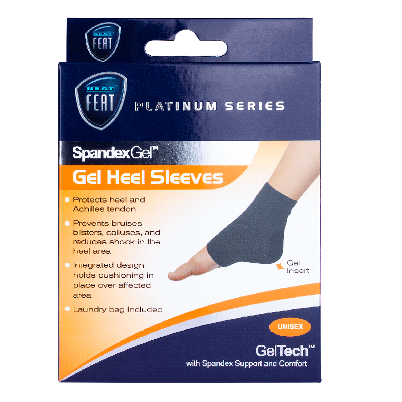 Neat Feat Spandex Gel Heel Sleeve Large 1pk 20020124