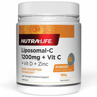 Nutra-Life Nutra-Life Liposomal-C 1200mg + Vit C + D + Zinc Powder 180g 20020448