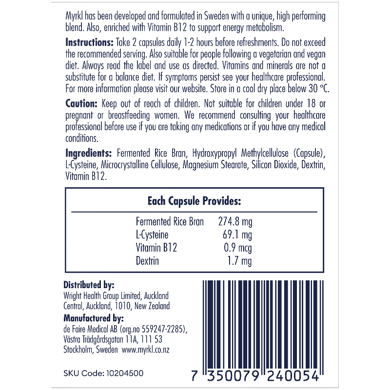 Myrkl Myrkl Capsules 12s 20023959