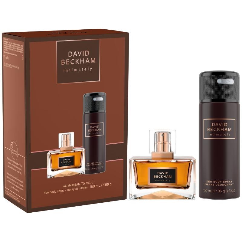 David Beckham Intimately Set EDT 75ml Gift Set 2pcs