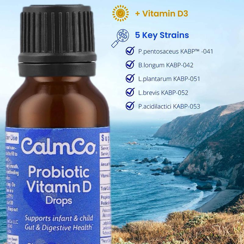 CalmCo Infant & Child Probiotic Vitamin D Drops 15ml