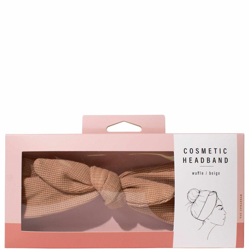 Simply Essential Simply Essential Waffle Cosmetic Headband Beige 20025834