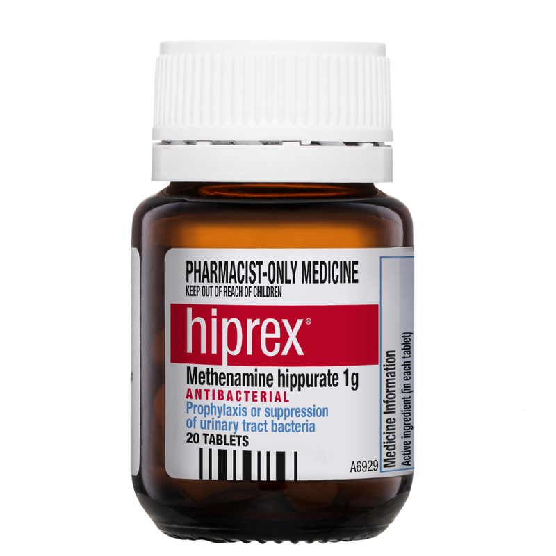 Hiprex 1g Tablets 20s (PHARMACIST ONLY MEDICINE)