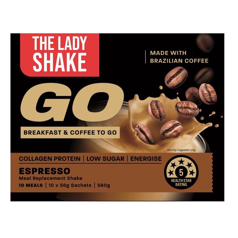 The Lady Shake Go - Espresso Sachets 10pk – Life Pharmacy