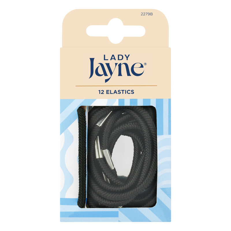 Lady Jayne Elastics Black 12pk