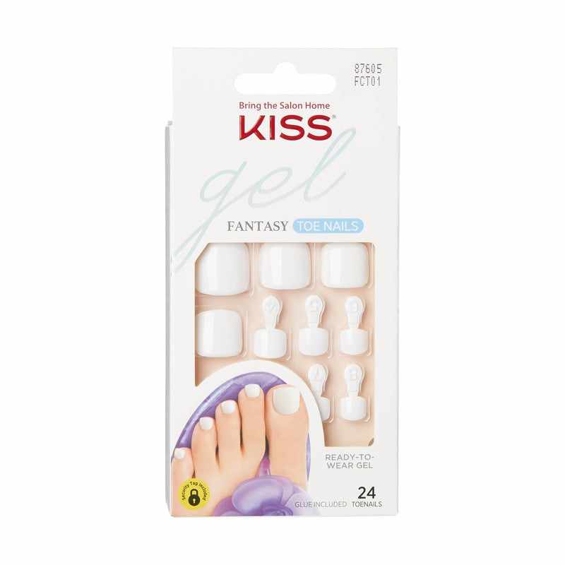 Kiss Kiss Toenails White This is Classic 20027635