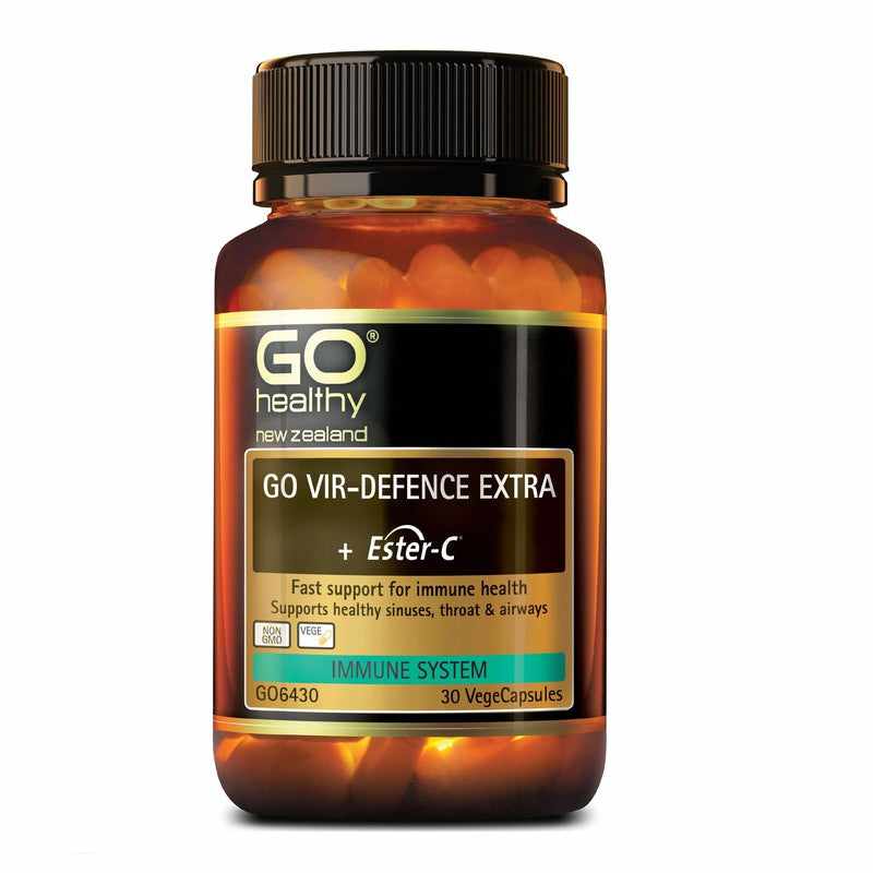 GO Healthy GO Healthy GO Vir-Defence Extra + Ester-C VegeCapsules 30s 20027988