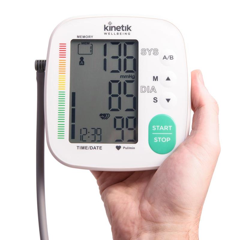 Kinetik Wellbeing Advanced Blood Pressure Monitor w XL cuff