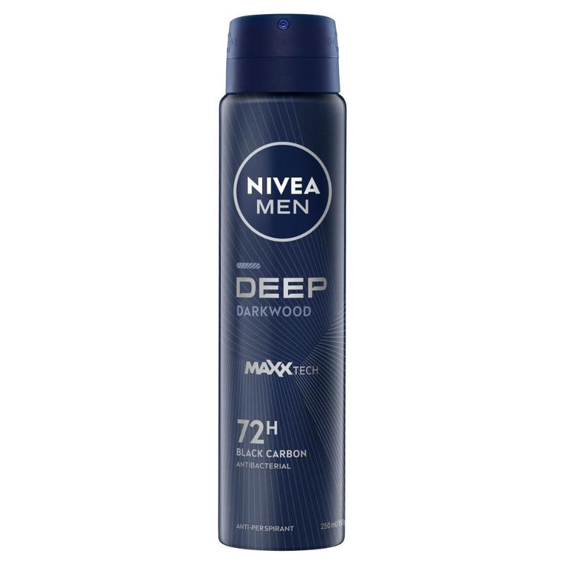 Nivea Men Deodorant Deep Anti-Perspirant Aerosol 250ml