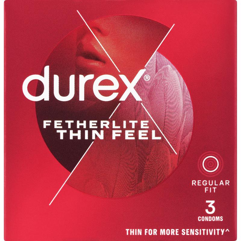 Durex Fetherlite Condoms Thin Feel 3pk