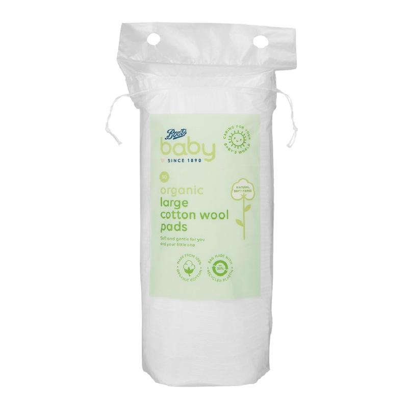 Boots Baby Large Cotton Oval Pads 80pk