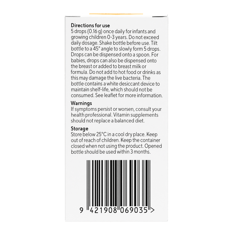 Biogaia Biogaia Protectis Drops + Vit D 5ml 20029351
