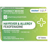 Pharmacy Essentials Fexofenadine 180mg Tablets 30pk
