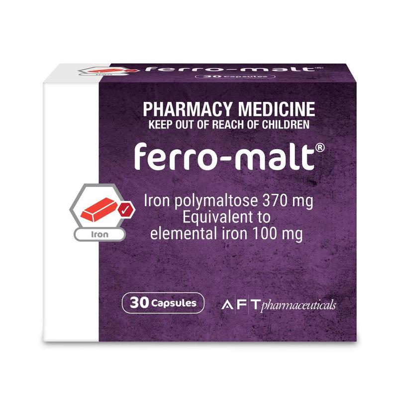 Ferro-Malt Capsules 100mg 30s
