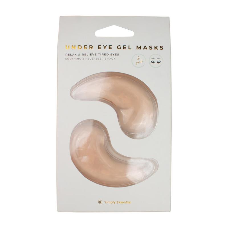Simply Essential Reusable Soothing Under Eye Gel Masks 2pk
